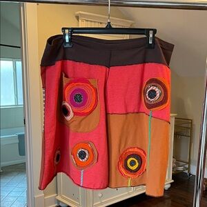 Artisan made one of a kind skirt